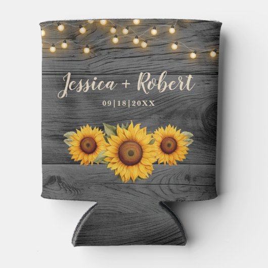 ひま素朴フラワーバ結婚ンクーラーボックス 缶クーラー (正面)