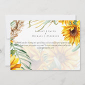 ひま素朴フラワーパンパスグラス結婚ズ (裏面)