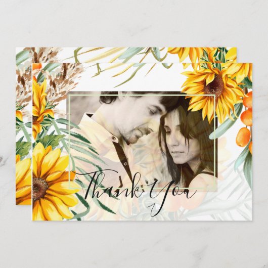 ひま素朴フラワーパンパスグラス結婚ズ (正面/裏面)