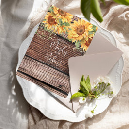 ひま素朴フラワーブーケ結婚ウォータカラーB 招待状