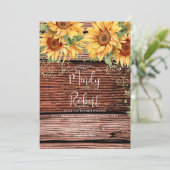 ひま素朴フラワーブーケ結婚ウォータカラーB 招待状 (スタンド正面)