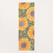 ひま素朴花葉の ヨガマット (裏面)