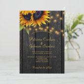ひま素朴花金ゴールドはバームウッドに光結婚を当てる 招待状 (スタンド正面)
