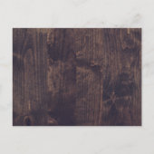 ひま素朴花 |ウッドありがとうご披露宴カード ポストカード (裏面)