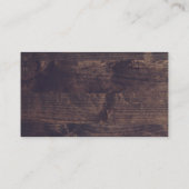 ひま素朴花 |ウッド結婚ズWebサイトRSVP エンクロージャーカード (裏面)