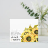 ひま素朴花 |予算結婚のサンキューカード (スタンド正面)