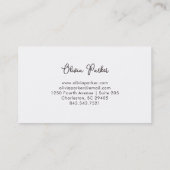 ひま素朴花 | 明るいカラフルと 名刺 (裏面)