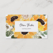 ひま素朴花 | 明るいカラフルと 名刺 (正面)