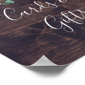 ひま素朴花 |木製カードとギフトサイン ポスター (角)