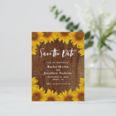 ひま素朴花 | 結婚式の日付の保存 ポストカード (スタンド正面)