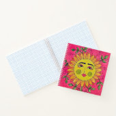 ひま絵を描花女子スパイラルノート ノートブック (内部)