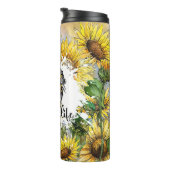 ひま芸術的花のイラストレーション#Momlife タンブラー (回転右)