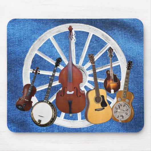 ひもでつながれたINSTRUMENTS-MOUSEPAD マウスパッド (正面)