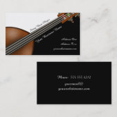 ひものベース奏者 名刺 (正面/裏面)