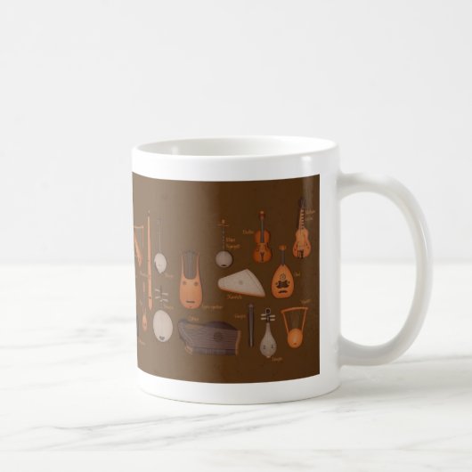 ひもの楽器 コーヒーマグカップ (右)