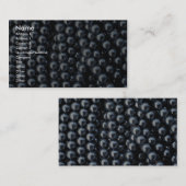 ひもの美しい赤鉄鉱のビーズ 名刺 (正面/裏面)