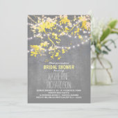 ひもはかわいく、ファンシーなブライダルシャワーをつけます 招待状 (スタンド正面)