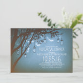 ひもはメーソンジャーのヴィンテージのリハーサルの夕食をつけます 招待状 (スタンド正面)