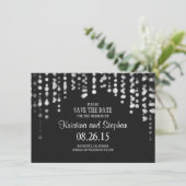 ひもは黒の保存を日付カードつけます セーブザデート (スタンド正面)