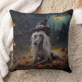 ひも中国のつきカボチャのハロウィーン怖 クッション (ブランケット)