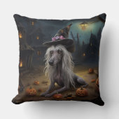 ひも中国のつきカボチャのハロウィーン怖 クッション (正面)