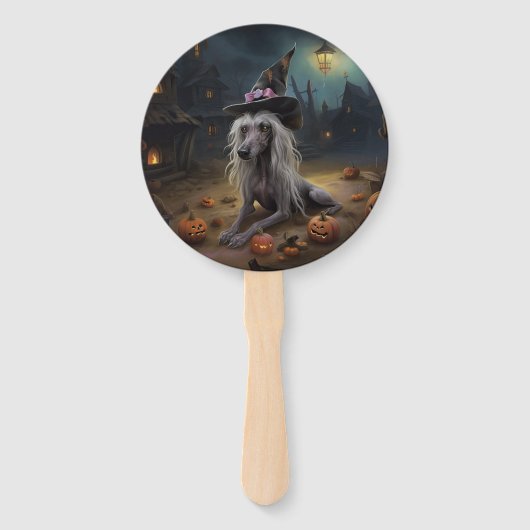 ひも中国のつきカボチャのハロウィーン怖 ハンドファン (正面)