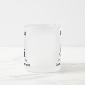 ひも低音のギフト フロストグラスマグカップ (中央)