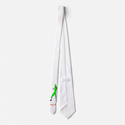 ひも豆 ネクタイ (裏面)