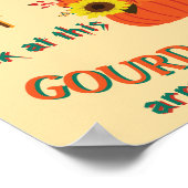 ひょうたん型かぼちゃのアレンジメントポスター ポスター (角)