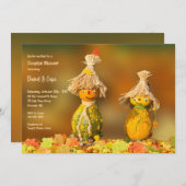 ひょうたん夫婦シャワー 招待状 (正面/裏面)