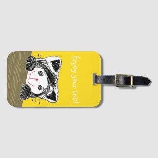 ひょっこりネコちゃん ラゲッジタグ