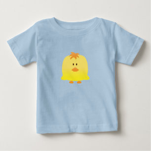 ひよこのかわいいベクターアート ベビーTシャツ