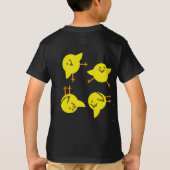 ひよこの磁石の子供のTシャツ Tシャツ (裏面)
