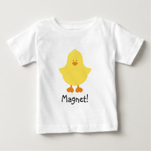 ひよこの磁石 ベビーTシャツ