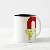 ひよこの磁石$17.95 2はコーヒー・マグにある調子を与えました ツートーンマグカップ (正面右)