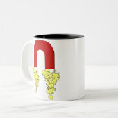 ひよこの磁石$17.95 2はコーヒー・マグにある調子を与えました ツートーンマグカップ (正面左)