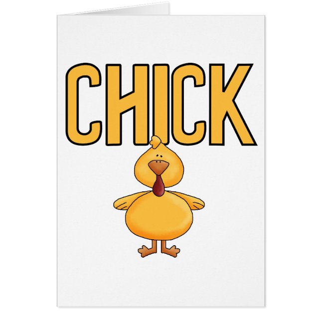 ひよこのTシャツおよびギフト (正面)