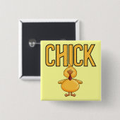 ひよこのTシャツおよびギフト 缶バッジ (正面&裏面)