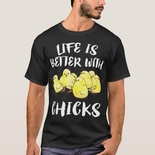 ひよこは最高! Tシャツ (正面)