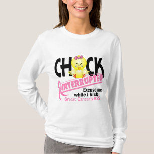ひよこは2乳癌を中断しました Tシャツ