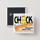 ひよこは2多発性硬化を中断しました 缶バッジ (正面&裏面)