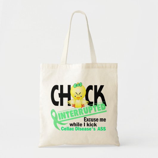 ひよこは2 Celiac病気を中断しました トートバッグ (正面)