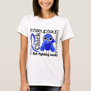 ひよこは3つSyringomyeliaを中断しました Tシャツ