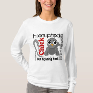 ひよこは3人のパーキンソン病を中断しました Tシャツ