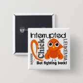 ひよこは3白血病を中断しました 缶バッジ (正面&裏面)