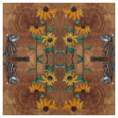 ひよこむしとひまわり ファブリック (見本)