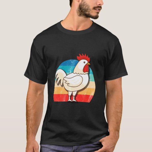 ひよこめすひな鳥の翼卵養鶏 Tシャツ (正面)