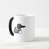 ひよこを持つ水潜り鳥 モーフィングマグカップ (正面左)
