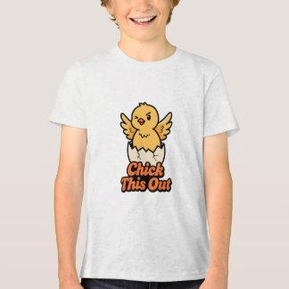 ひよこを見て！かわいいダジャレ トライブレンドＴシャツ