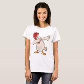 ひよこダブステップ踊り農夫ダンス Tシャツ (正面フル)